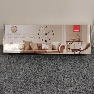 VANGOLD Design Creative Wall Clock  Black NIB